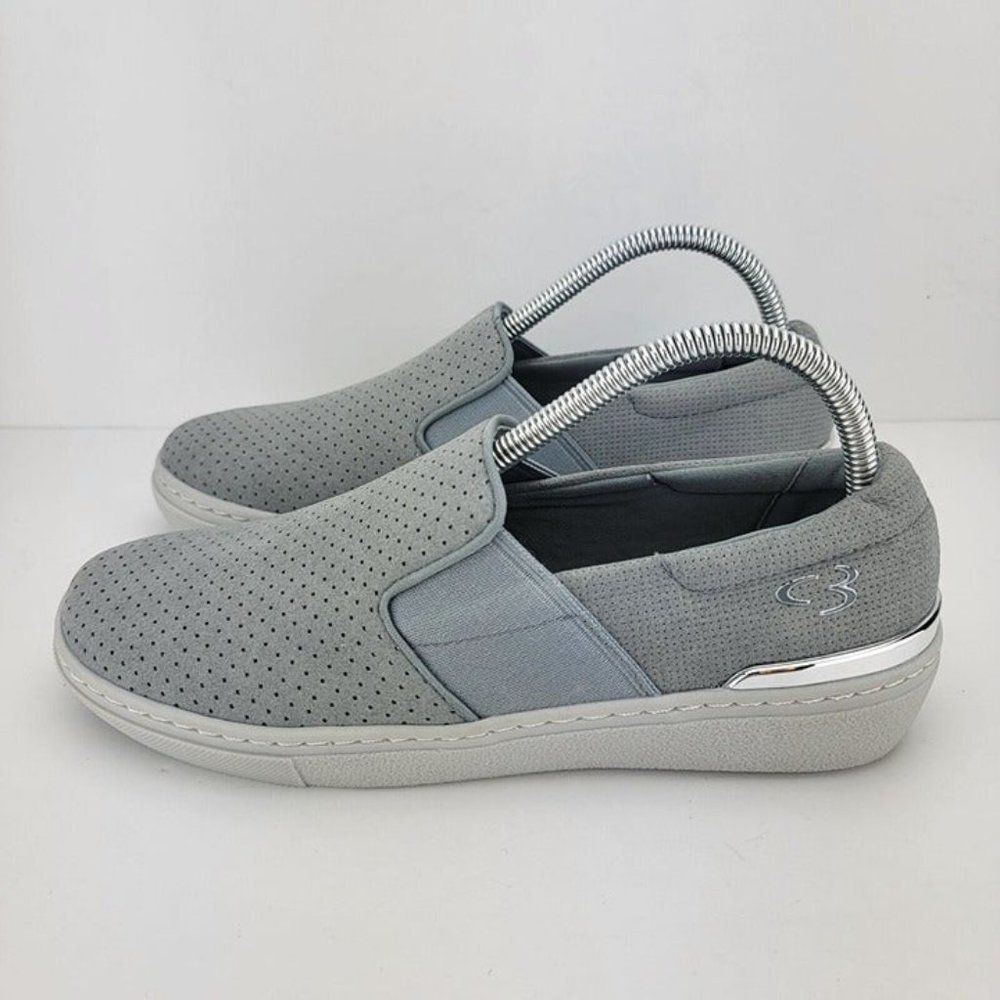 Concept 3 by Skechers Womens Size 8 Grey Taking Control Slip On Sneakers 112005